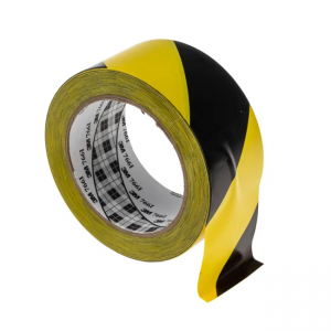 3M 766 Safety Stripe Vinyl Yellow and Black Tape for Safety Markings