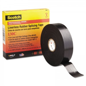 Thermal Dissipation 3M 130C Linerless Rubber Splicing Tape for Terminating Wires and Cables