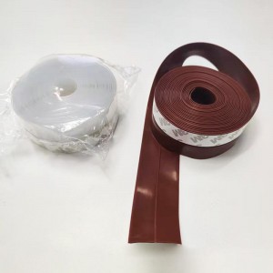 Weather Resistance 3M Adhesive Backing Silicone Door Seal Strip for Gap Sealing