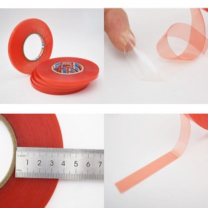205µm Double Sided Transparent PET Film Tape TESA 4965 ho an'ny ABS